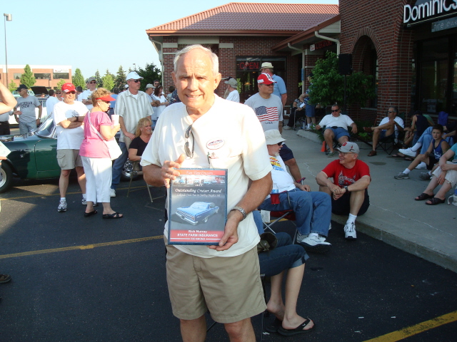 Tom DeCarlo gets Outstanding Cruiser
