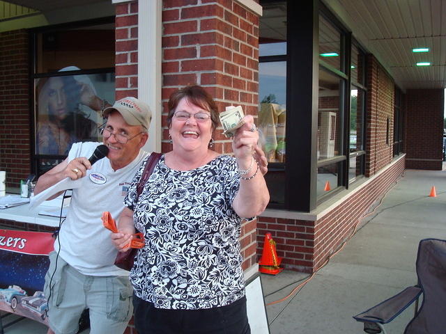 Look who won our $85 raffle..