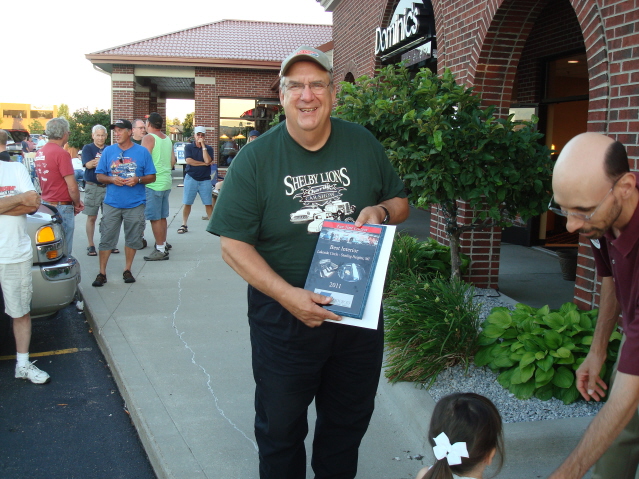 Ted Zolnoski enjoys his Best Interior prize