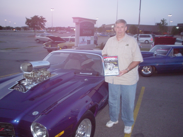 Ken Janicki's sharp 73 Camero grabs the EMS Best Engine prize.