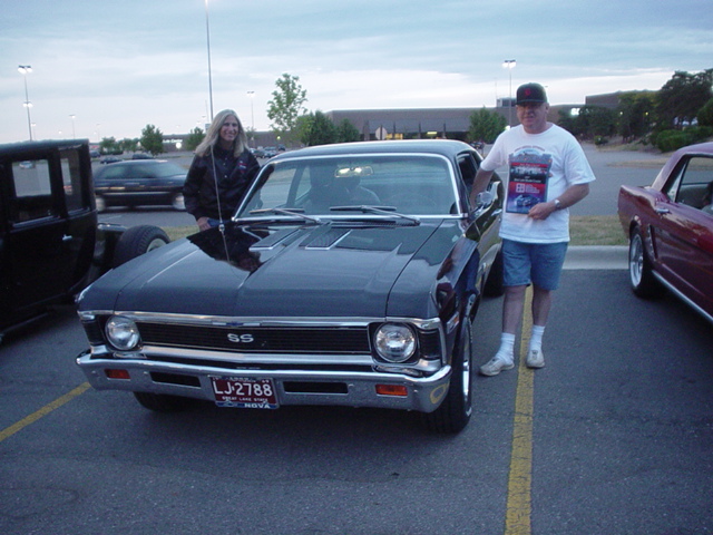 Bev & Larry Jenks's 69 sharp Nova wins the 4 Seasons award