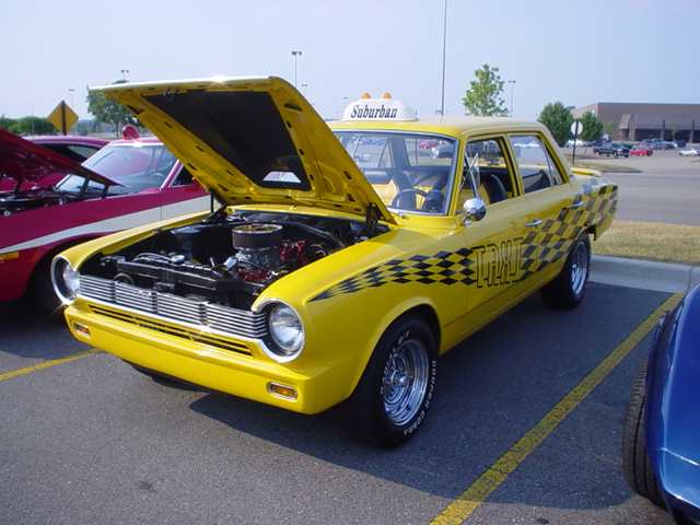 Larry Hanlon's classy custom taxi cab