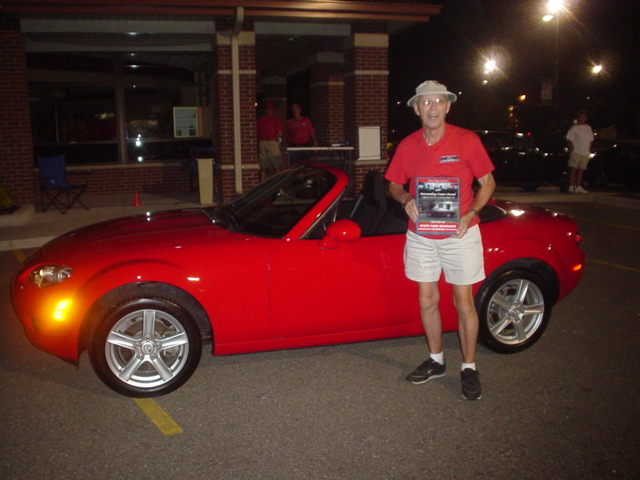The Rick Murray SF Outstanding Cruiser award goes to Paul Hendrickson & his nice Mazda.