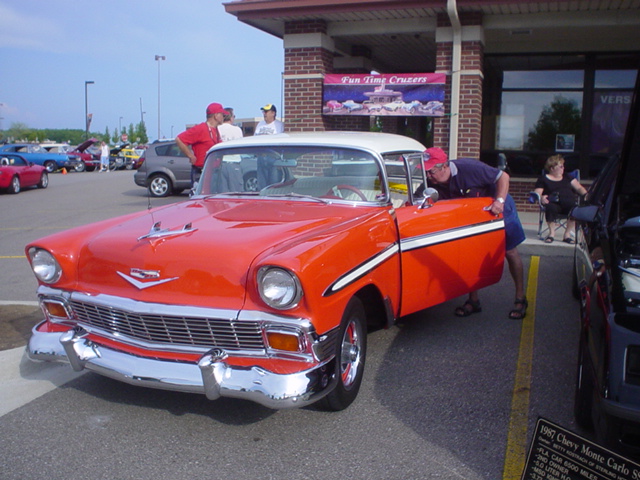 Chuck's 56 with nice new paint.