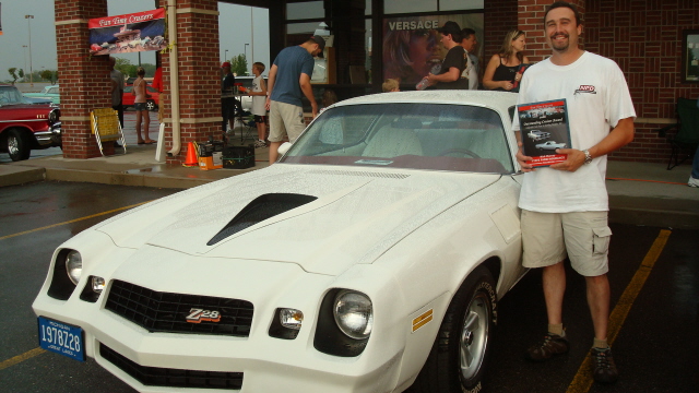 Pete Schneider wins the Rick Murray State Farm Outstanding Cruiser prize.