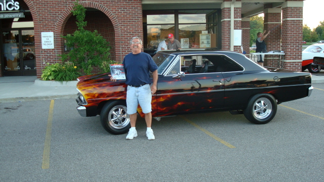 EMS Best Engine Award goes to Sam Buccellato & his fine 67 Nova.