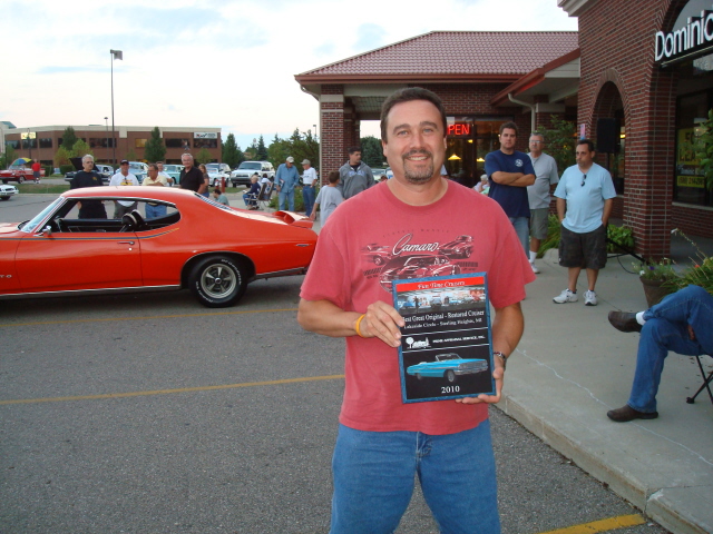 Prime Best Original/Restored Cruizer plaque goes to Pete Schneider