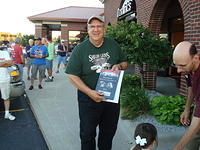 Ted Zolnoski enjoys his Best Interior prize