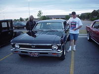 Bev & Larry Jenks's 69 sharp Nova wins the 4 Seasons award