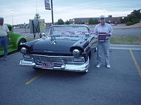 Bob LaPorte's gorgeous 57 Ford  gets the Noonan BoC award