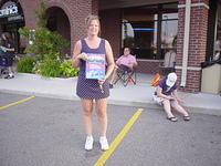 A smiling Diana Protrowski is a happy cruzer award winner.