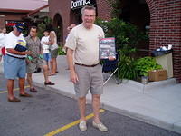 Pat Delaere beams with his SnS Cruisers Choice award for his classic 51 Chevy.