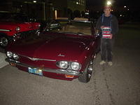 Paul Crociata wins the Noonan BoC plaque for his super sharp 65 Corvair.