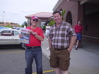 Bob Shaw wins the PC Best Muscle Car plaque.