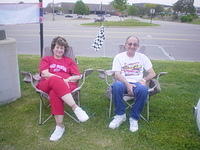 Vinnie & Liz enjoy the day.