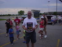 A slick 37 Ford P/U owned by Chuck Fenningsdorf wins another YKM BoS prize.