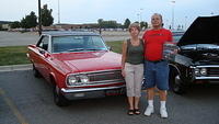 Ray O'Hearn's excellent 65 Dodge Coronet wins the WG H&C Best Muscle Car plaque.