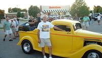 Wayne Bird wins the YKM Eng Best of Show for his classy 36 Ford PU