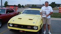 EMS Best Engine Award goes to Bob Glass & his fine 71 Mach 1