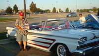 Dandy Dan Dennis wins the YKM BoS for his great 59 Ford ragtop.