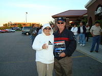 Rich & Lynn Kelly win the Best Muscle Car award.