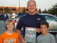 Mike Avery gets Big C's Best Paint plaque
