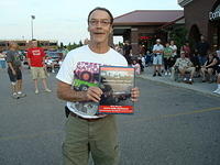 Max Marchant earns the State Farm Outstanding Cruiser plaque