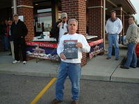 Doug Myers is proud to have the Best Paint Award.