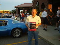 Outstanding Cruiser prize for a smiling Bob Gamble