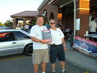 Outstanding Cruiser prize for a smiling Jerry Meyers