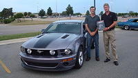 Bob is very happy about his Best Late Model Cruiser award.  Well deserved!